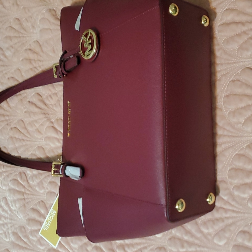 Michael Kors Dark Berry Tote - Picture 6 of 12